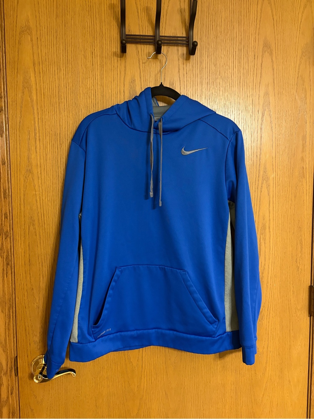 Nike Blue Hoodie Athletic Fit